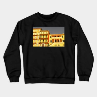 A View of Corfu Town, Greece Crewneck Sweatshirt